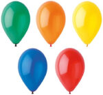 PAPSTAR ballonnen Crystal, gekleurd gesorteerd