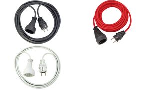 Brennenstuhl verlengkabel zwart 3 meter met randaarde