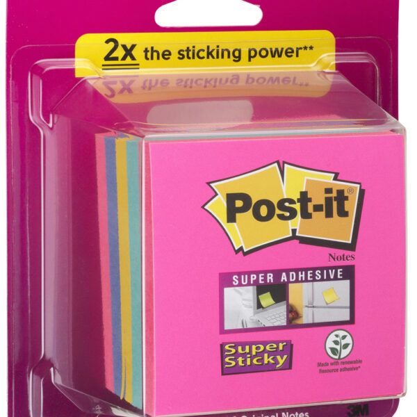 Post-it Zelfklevende Notitieblokjes Super Sticky Notes 76 x 76 mm
