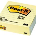 Post-it Zelfklevende notitieblokken XL, 100 x 100 mm, geel