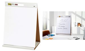 Post-it Meeting Chart Super Sticky, met standaard, wit