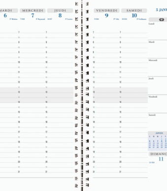 EXACOMPTA Bureauagenda SAD 20S VERONE 2025/2026, 16 maanden