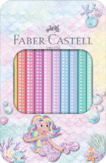 FABER-CASTELL driekantige kleurpotloden Jumbo SPARKLE, 10 stuks in etui