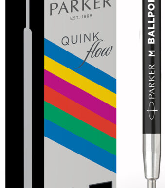 PARKER grootraumvulling balpen QUINKflow BASIC zwart