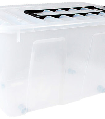 Plast Team HOME BOX opbergbox met wielen & handgreep, 70