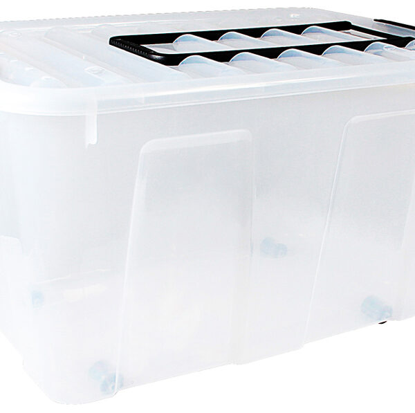 Plast Team HOME BOX opbergbox met wielen & handgreep, 70