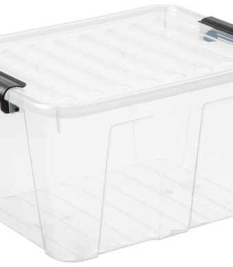 Opbergbox HOME BOX, 30 liter, transparant