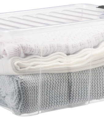 Opbergbox HOME BOX, 30 liter, transparant