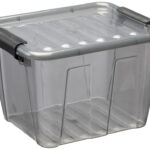 Opbergdoos HOME BOX, 3,0 liter, grijs