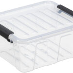 Opbergdoos voor thuis, 2 liter, transparant