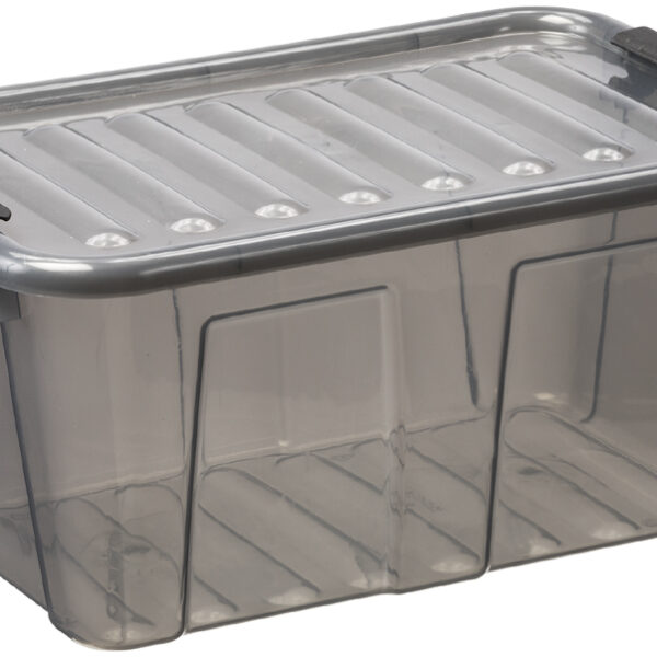 Opbergdoos voor thuis, 8 liter, grijs