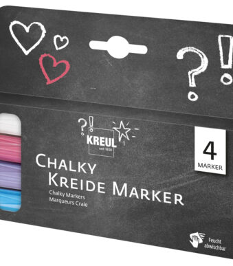 KREUL Krijtmarkers Medium 4-delig