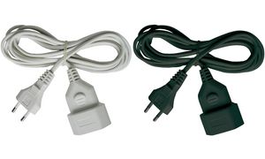 Brennenstuhl verlengkabel met eurostekker, wit, 5 meter