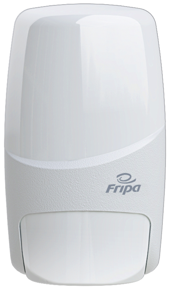 Fripa zeepdispenser 0,5 liter wit kunststof wandmontage Fripa zeepdispenser 0,5 liter wit kunststof wandmontage