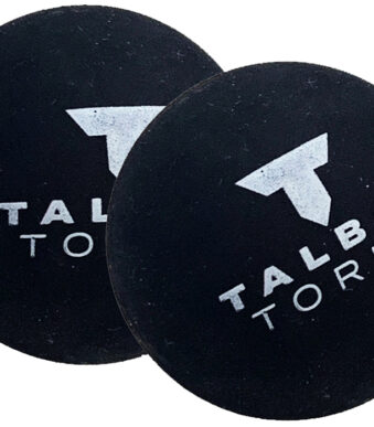 TALBOT torro squashballen, zwart, medium, 2 stuks