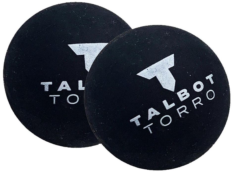 TALBOT torro squashballen, zwart, medium, 2 stuks TALBOT torro squashballen, zwart, medium, 2 stuks