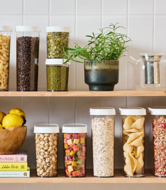 Smartstore voorraadbus Flip met schenktuit, 1,1 liter