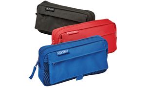 Herlitz pennenetui met netopbergvak, zwart