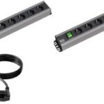 BACHMANN Stekkerdoos 6-voudig zonder schakelaar 2m kabel zwart