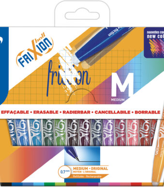 PILOT rollerpen FRIXION BALL 0,7mm, 15-delige set in kartonnen etui