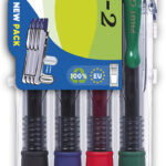 PILOT Gelpennen G2 07 Set2Go, 4 stuks in etui