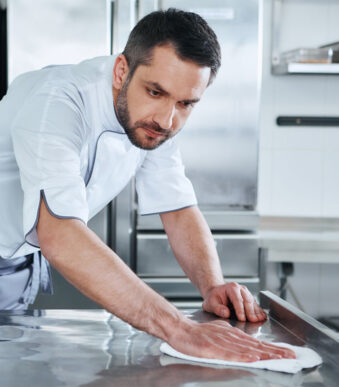 HYGOCLEAN Allesdoek Tetra Premium, viscose/PP, wit