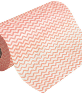 HYGOCLEAN spoel- en reinigingsdoek ECO op rol, rood