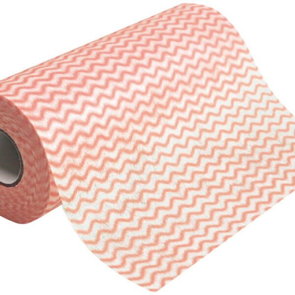 HYGOCLEAN spoel- en reinigingsdoek ECO op rol, rood