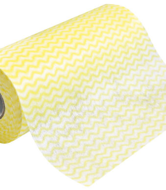 HYGOCLEAN afwas- en schoonmaakdoek ECO op rol, geel