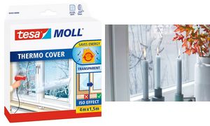 Tesa Moll Thermo Cover raamisolatie folie, 1,7 x 1,5 meter