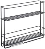 Metaltex Kruidenrek In & Out LAVA, uittrekbaar, zwart