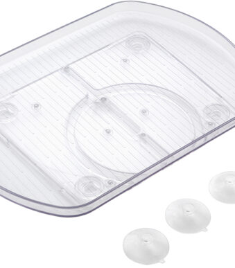 Metaltex Loop draaiplateau, kunststof, transparant