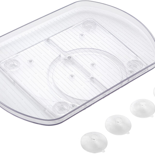 Metaltex Loop draaiplateau, kunststof, transparant