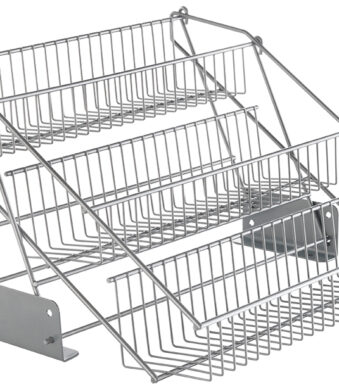 Metaltex kruidenrek Up & Down, 3 etages, zilverkleurig