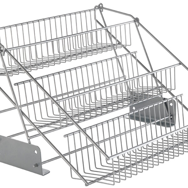 Metaltex kruidenrek Up & Down, 3 etages, zilverkleurig