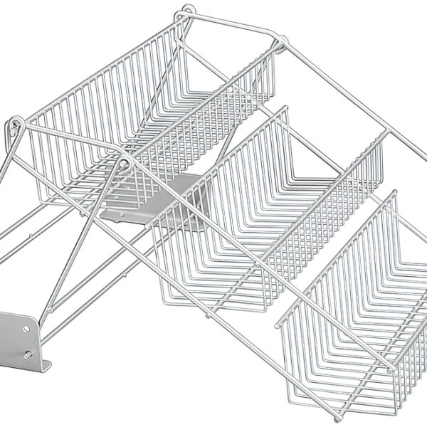 Metaltex kruidenrek Up & Down, 3 etages, zilverkleurig