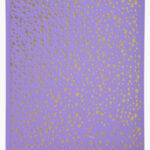 Gastenboek paars, 190 x 210 mm, violet / goud