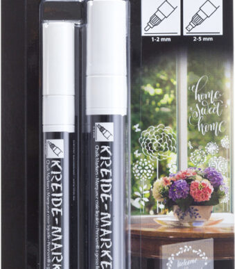 folia Krijtmarkers Set - 2 stuks wit