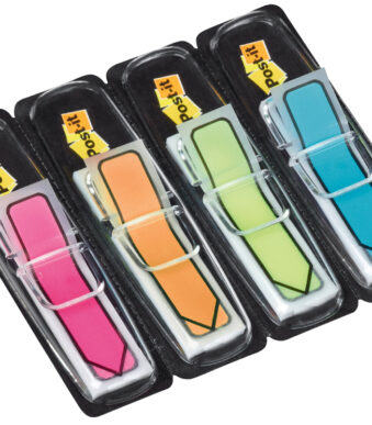 Post-it Index Haftmarker pijlen, 11,9 x 43,2 mm, 4 kleuren