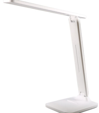 UNiLUX HALO oplaadbare LED-bureaulamp met standaard, wit