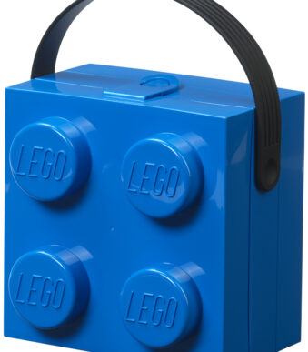 LEGO Broodtrommel met draaggreep, blauw
