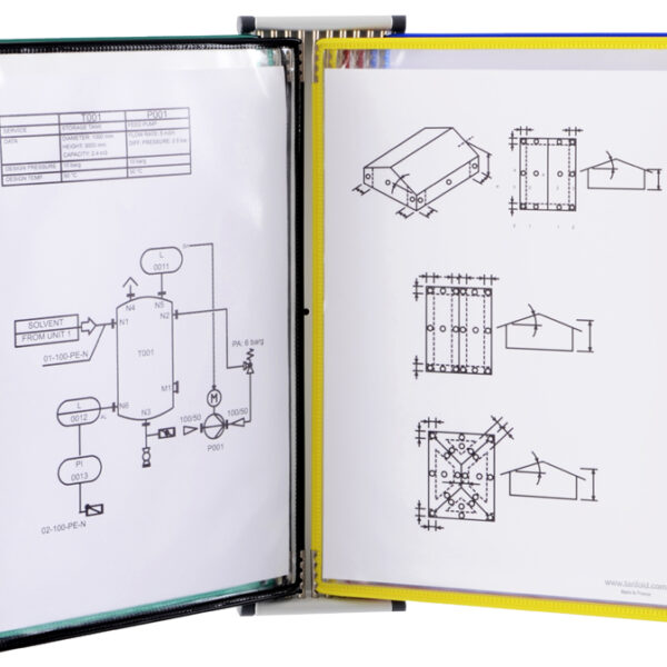 Wandbord systeem, A4-formaat, magnetisch