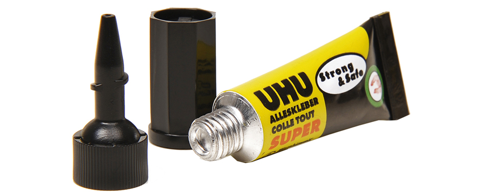 UHU Alleslijm Super Strong & Safe Mini tubes, 3 stuks à 1 gram