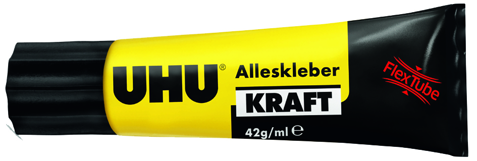 UHU Alleslijm Kraft FLEX + CLEAN, transparant, 42 g