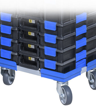 Allit transportroller EuroPlus Roll it blauw 300 kg draagkracht