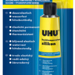 UHU Hittebestendige siliconen kit, zwart, 80 ml tube.