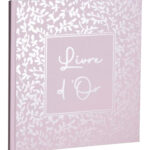 EXACOMPTA gastenboek AutentiK, 190 x 210 mm, roze