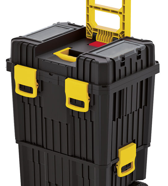 Allit gereedschapskoffer McPlus Mobile >P< 26 met trolley zwart/geel