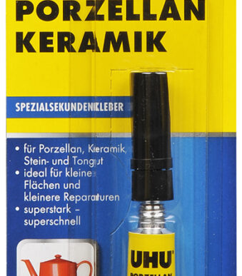UHU sekundenlijm porselein keramiek, 3 g tube