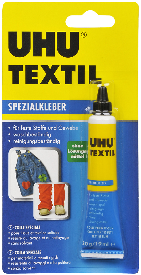 UHU textiellijm oplosmiddelvrij, 20 g tube UHU textiellijm oplosmiddelvrij, 20 g tube